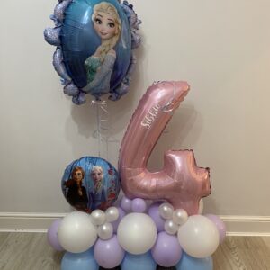Personalised Frozen balloon stack