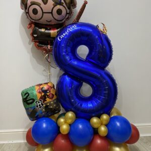 Personalised Harry Potter balloon display